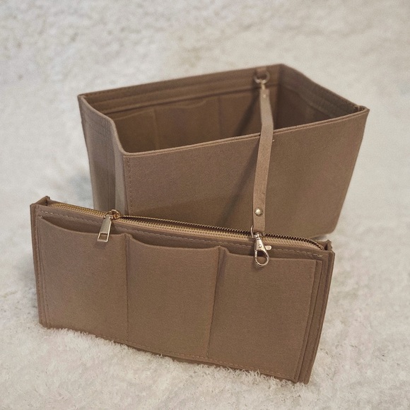 SUPER insert bag organizer tote felt NEVERFULL MM GM SPEEDY shopper purse - Picture 3 of 4